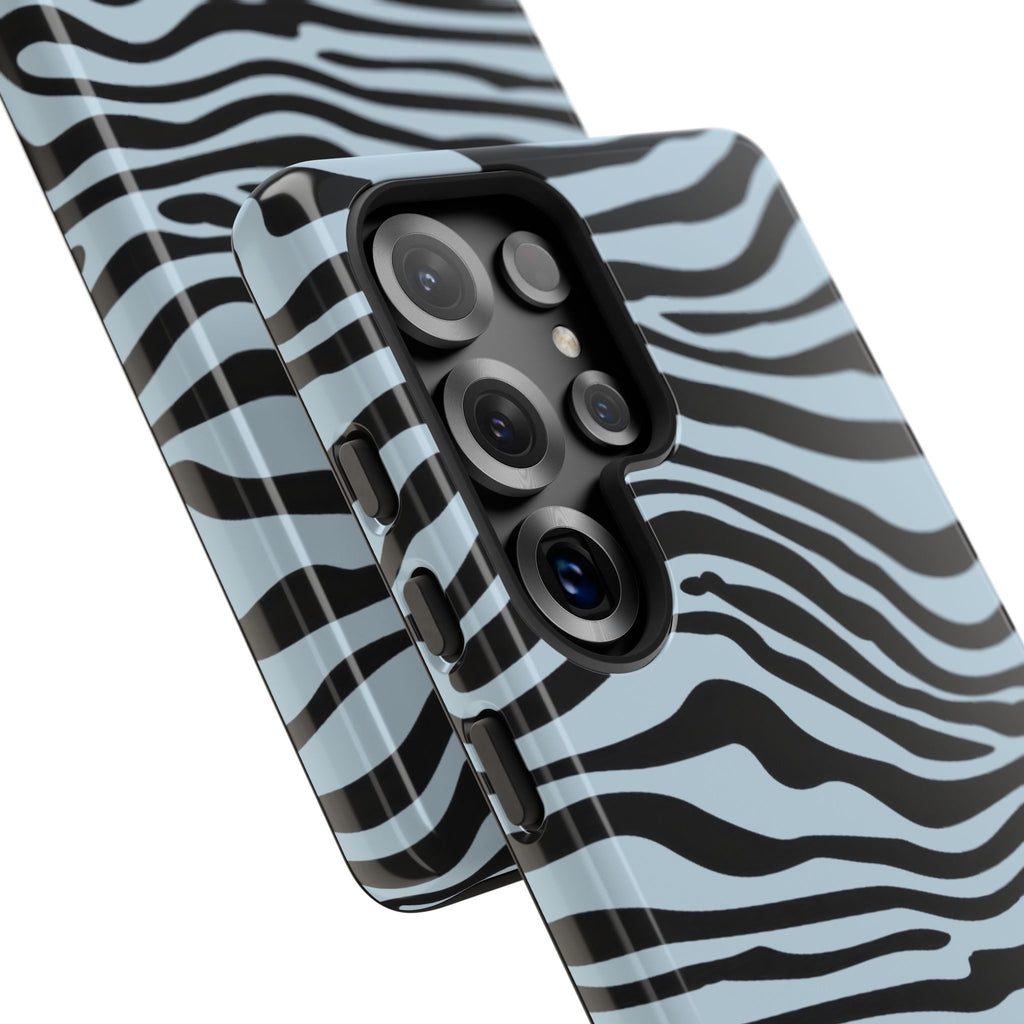 Blue Saharan Stripe Tough Phone Case
