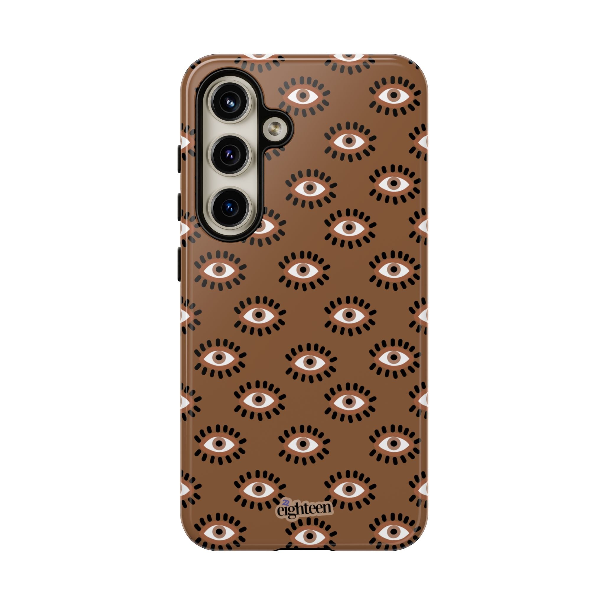 Brown Gaze Tough Phone Case