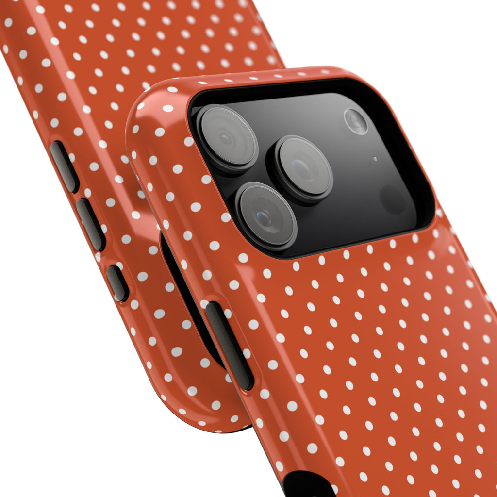 Harvest Orange Dotty MagSafe Phone Case