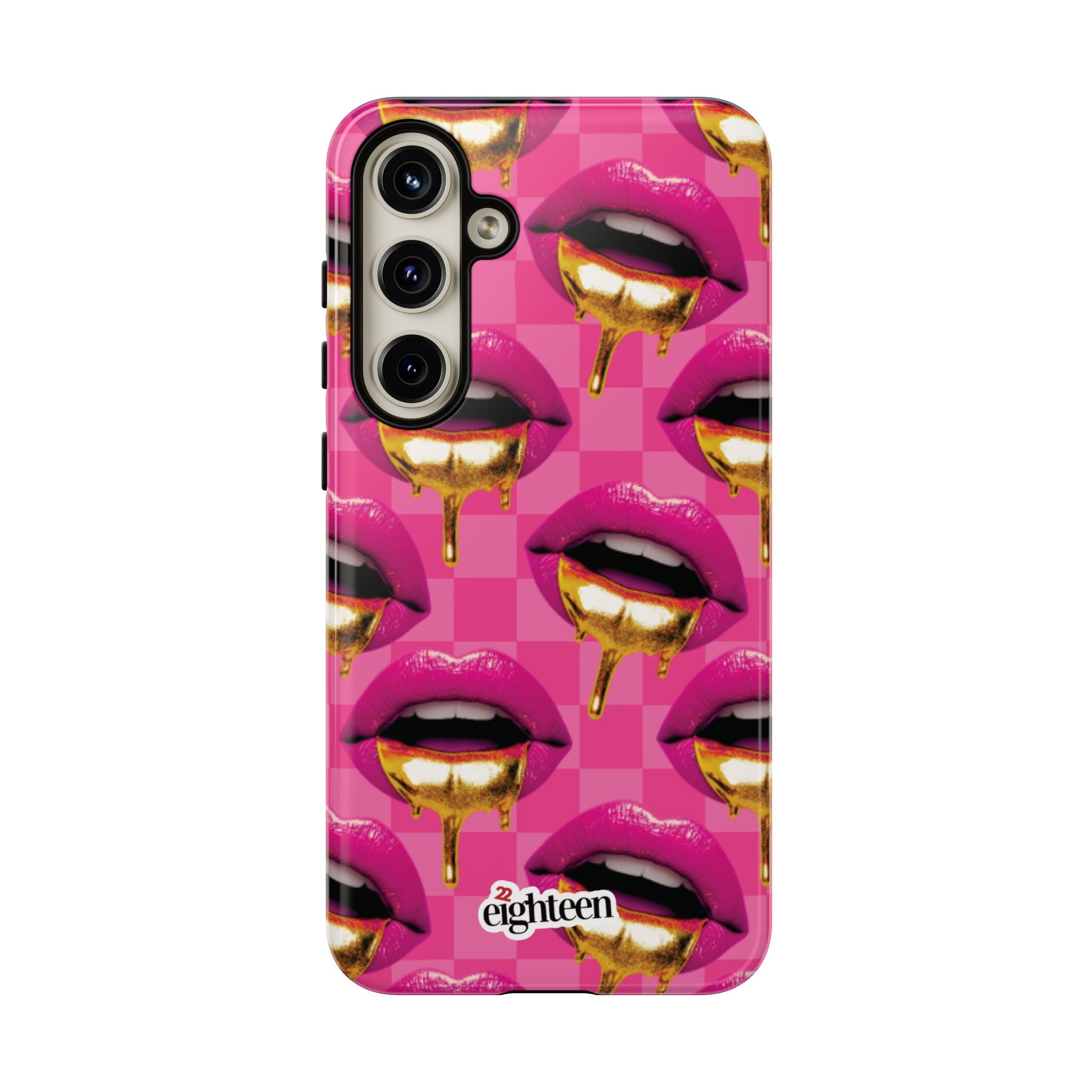 Pink Ms Pouty Tough Phone Case