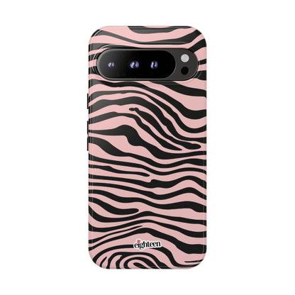 Pink Saharan Stripe Tough Phone Case