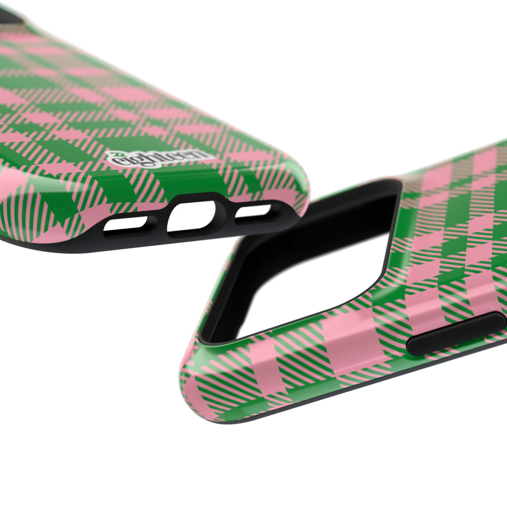 Pink Salmon & Apple Green Interlude MagSafe Phone Case