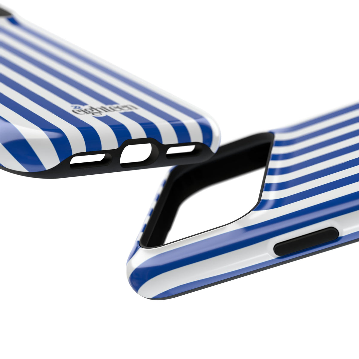 Royal Blue & White Baseline MagSafe Phone Case
