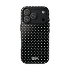 Black Dotty Phone Case