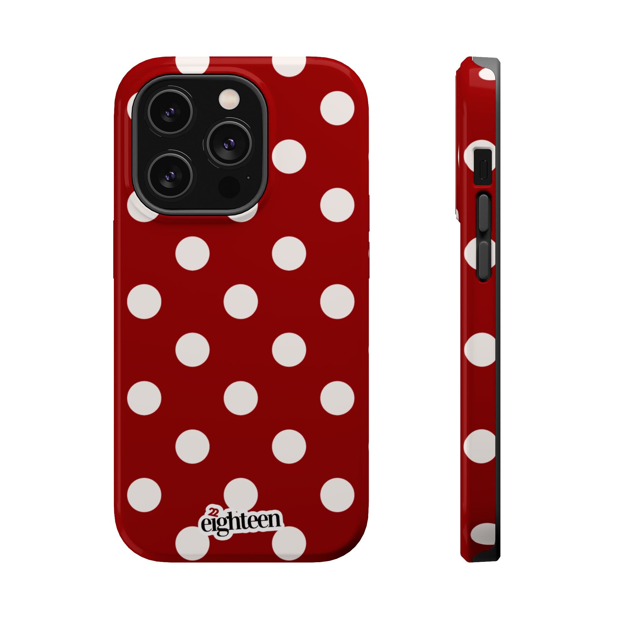 Crimson & Cream Dot Theory MagSafe Tough Case