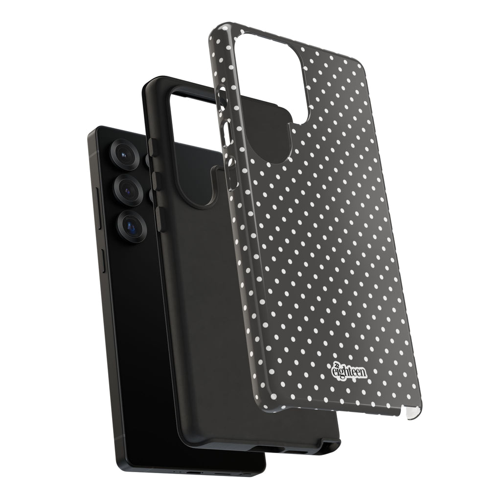 Charcoal Dotty Phone Case