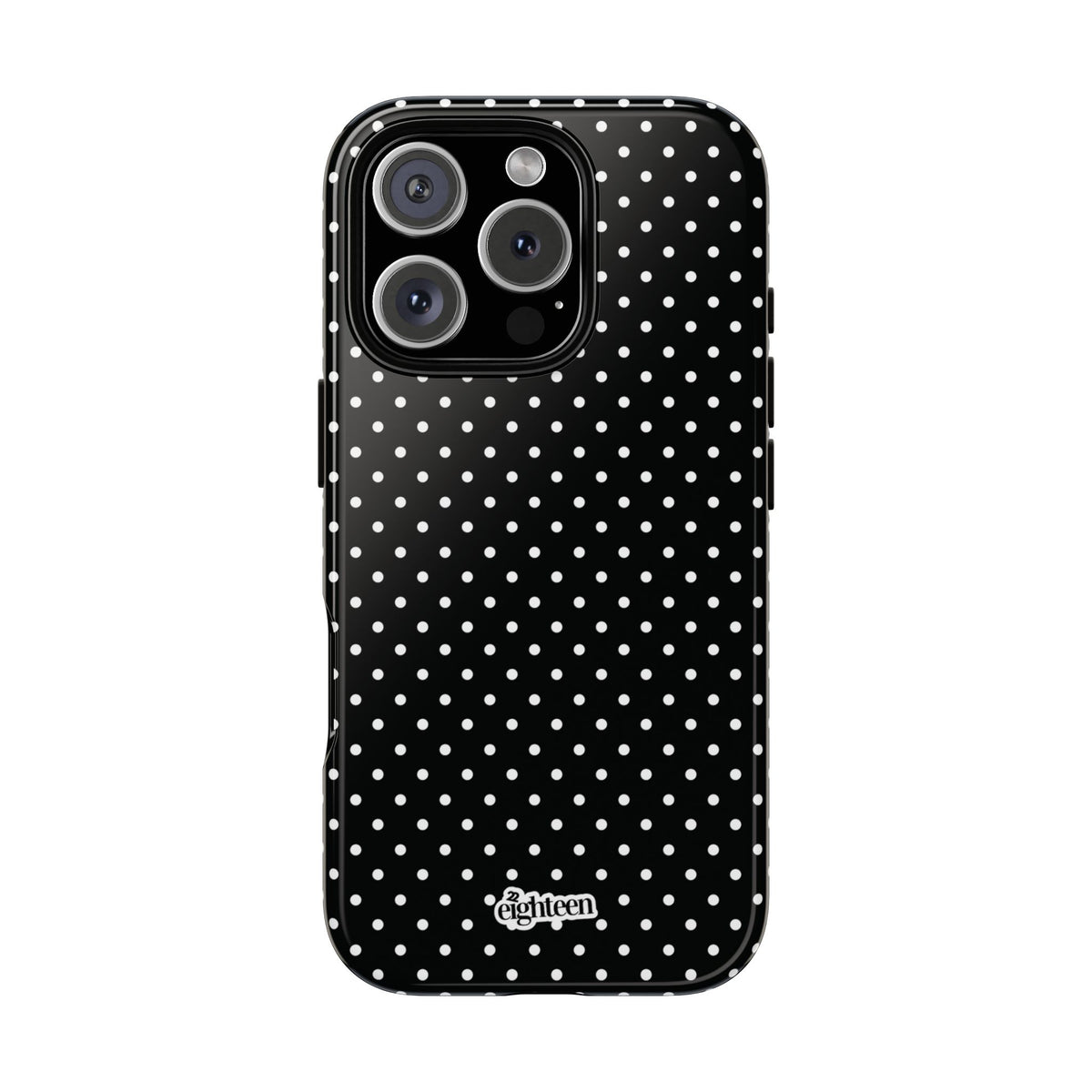 Black Dotty Phone Case