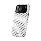 White Dotty MagSafe Phone Case
