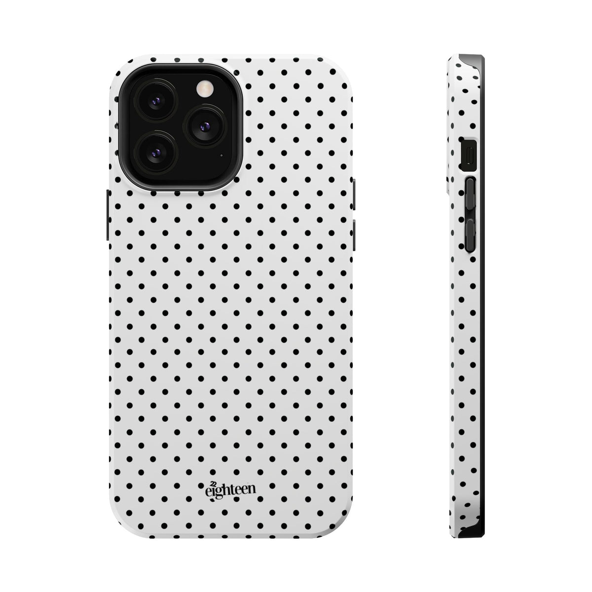 White Dotty MagSafe Phone Case