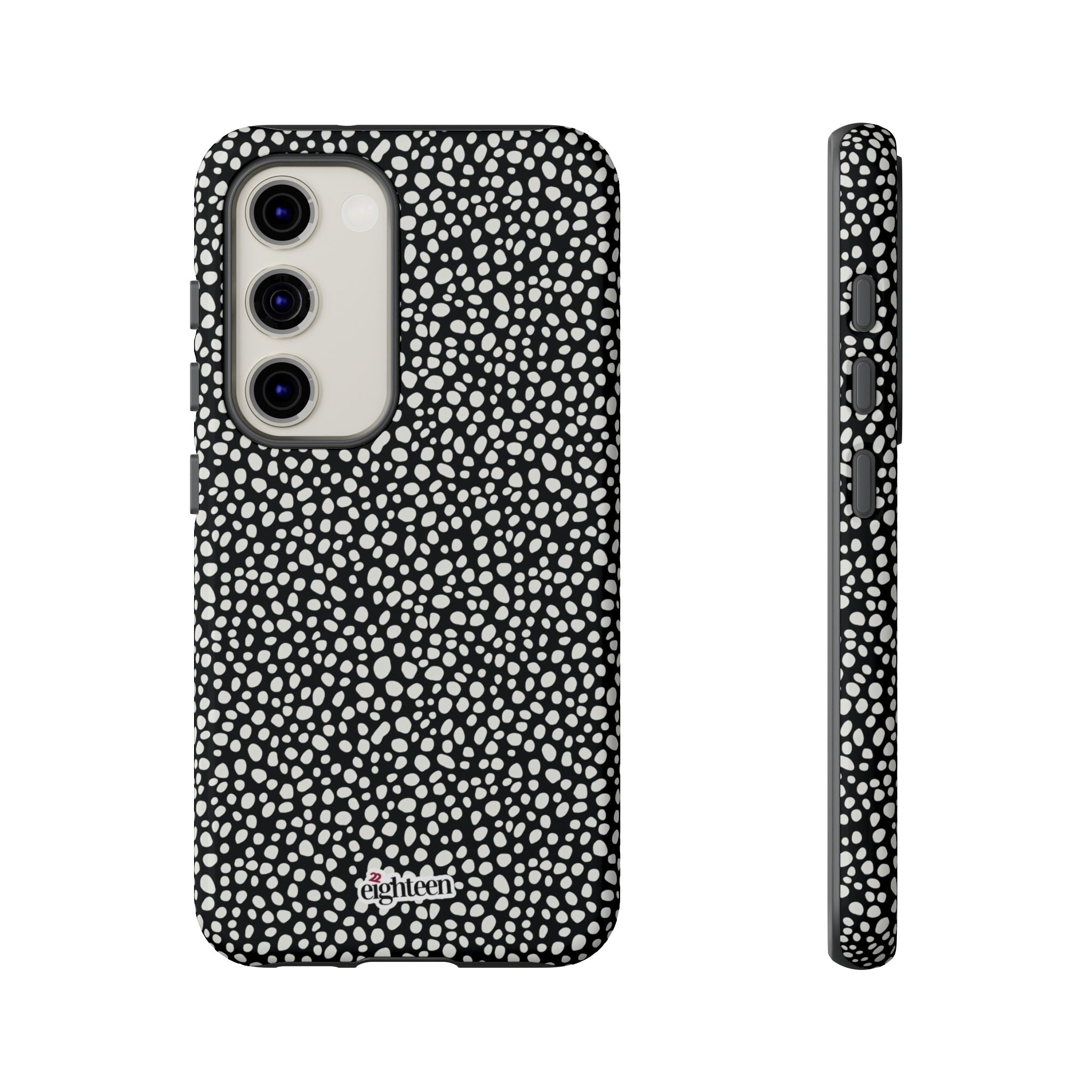 White Noise Tough Phone Case