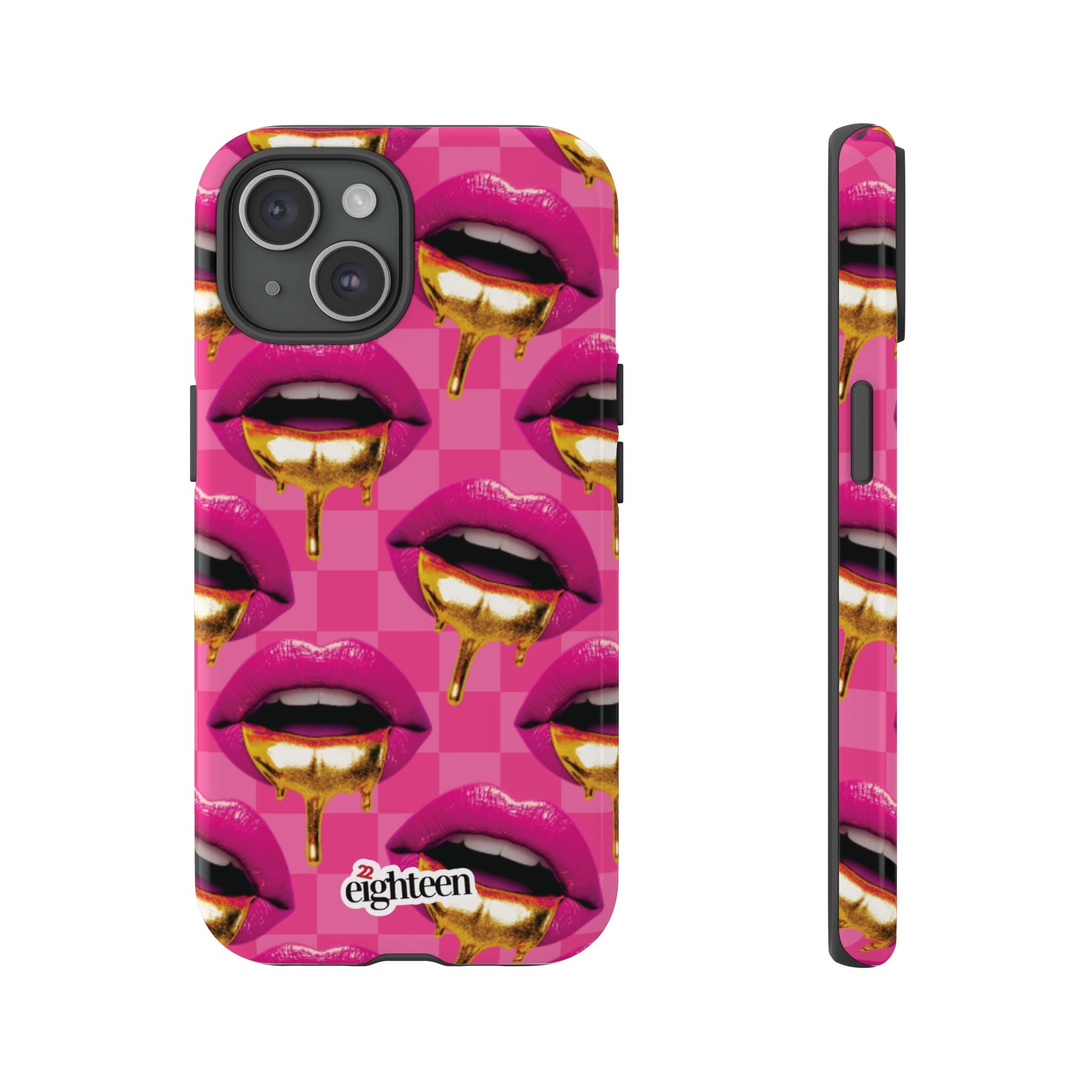 Pink Ms Pouty Tough Phone Case