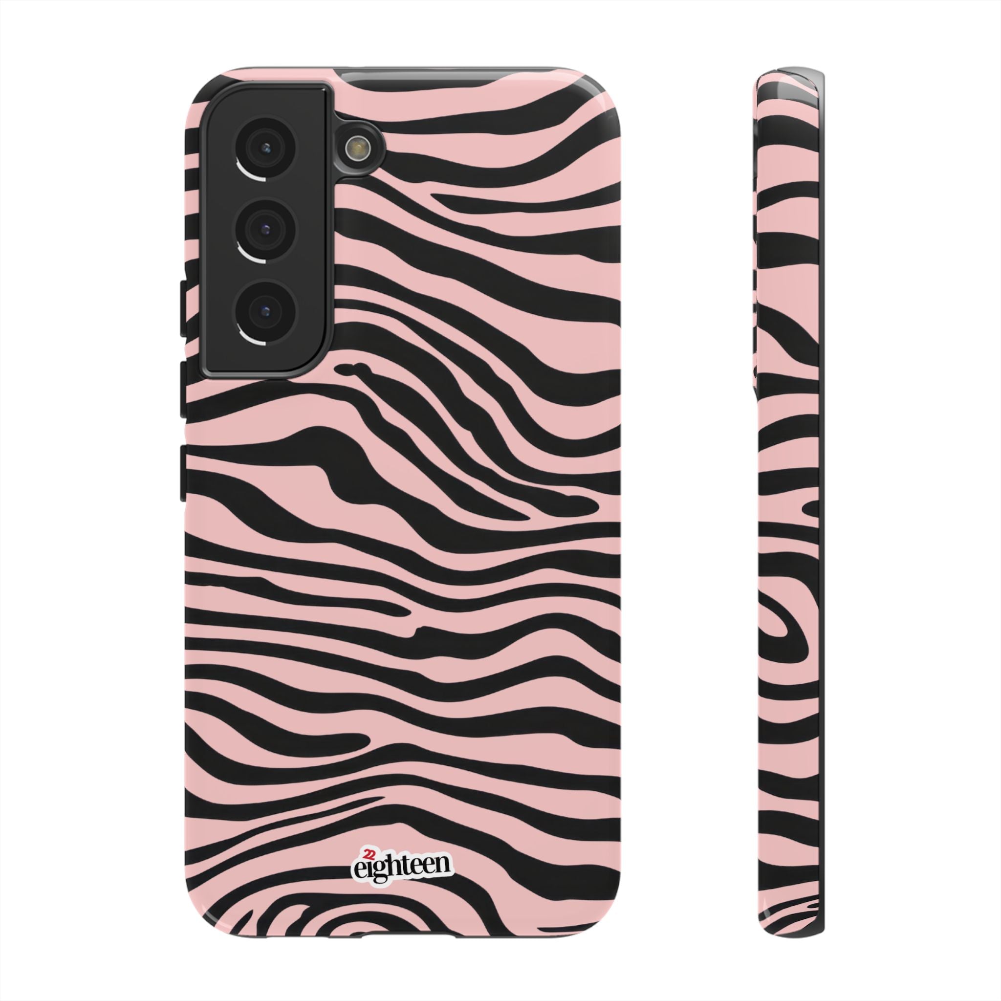 Pink Saharan Stripe Tough Phone Case