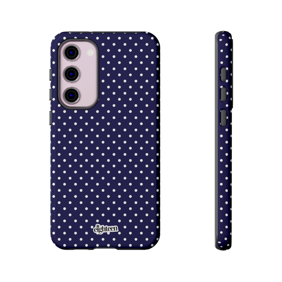 Deep Blue Dotty Phone Case