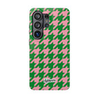 Pink Salmon & Apple Green Staccato MagSafe Phone Case