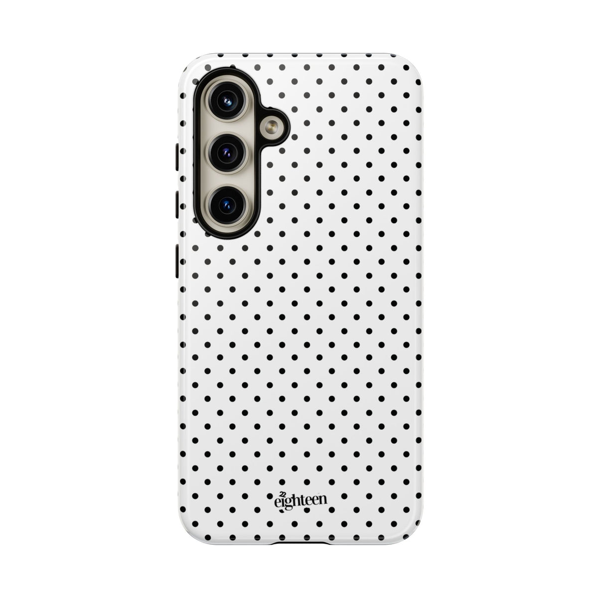 White Dotty Phone Case