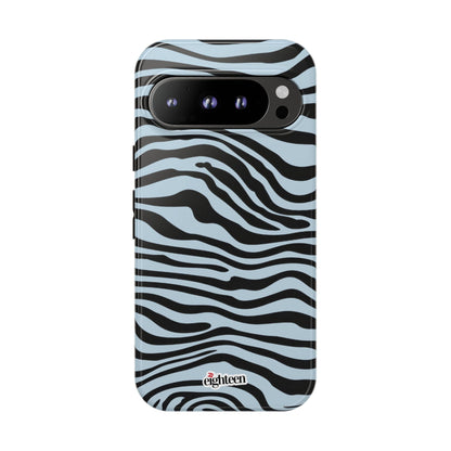 Blue Saharan Stripe Tough Phone Case