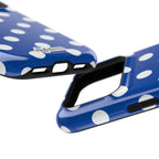 Royal Blue & White Dot Theory MagSafe Phone Case