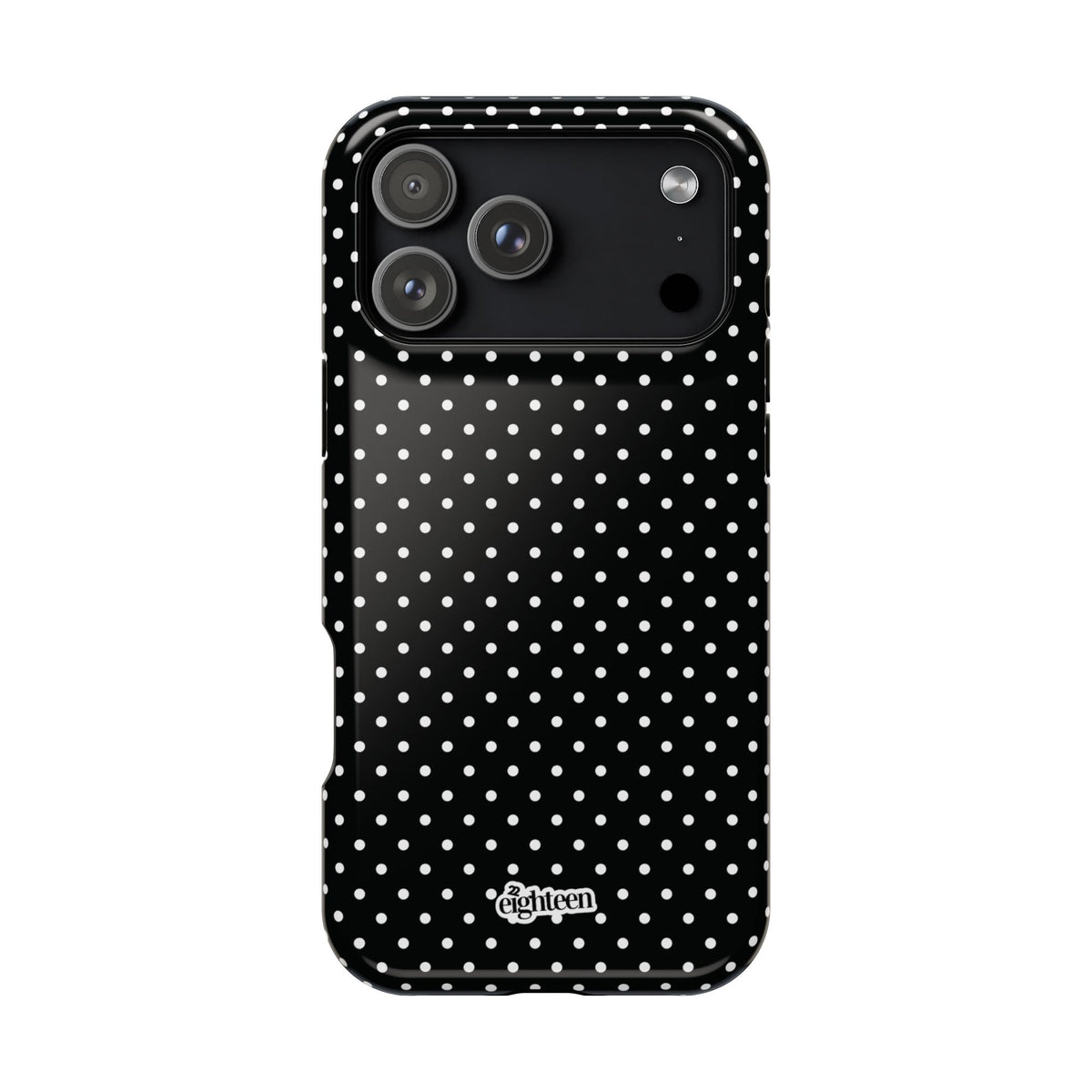 Black Dotty MagSafe Phone Case