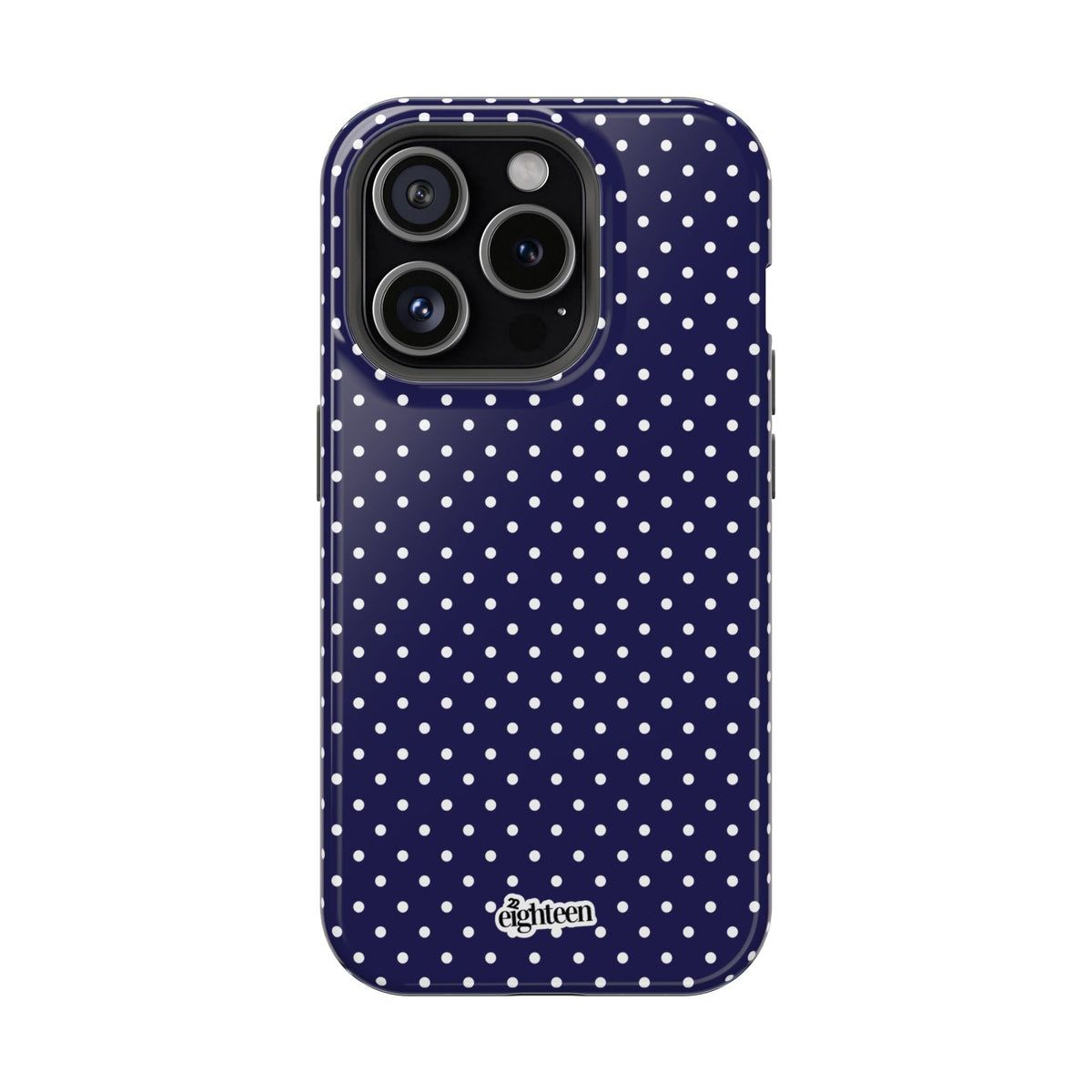 Deep Blue Dotty MagSafe Phone Case