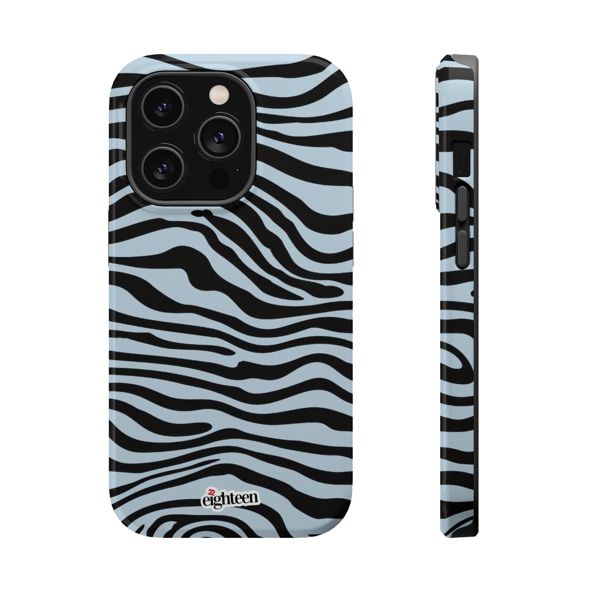 Blue Saharan Stripe MagSafe Phone Case