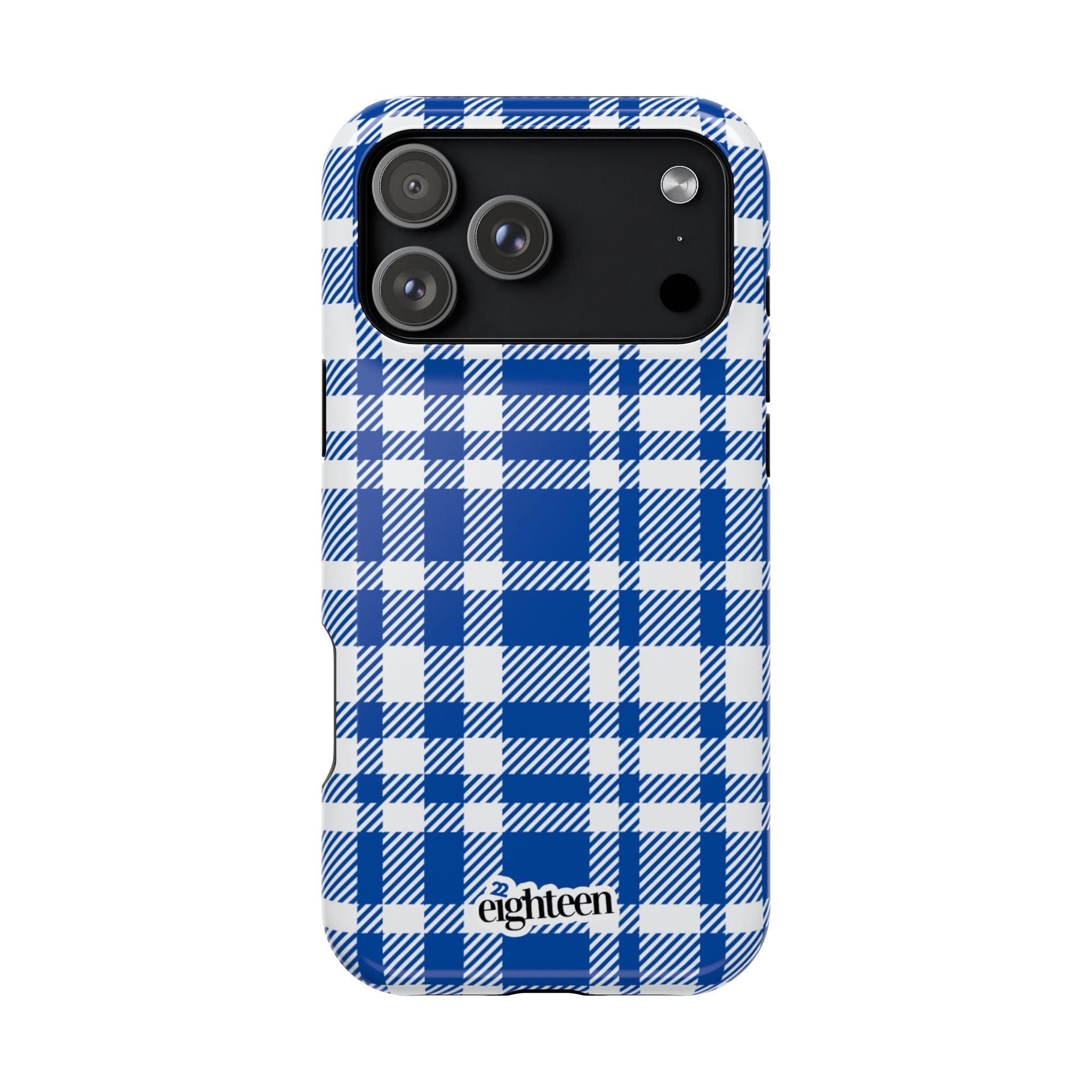 Royal Blue & White Interlude MagSafe Tough Case