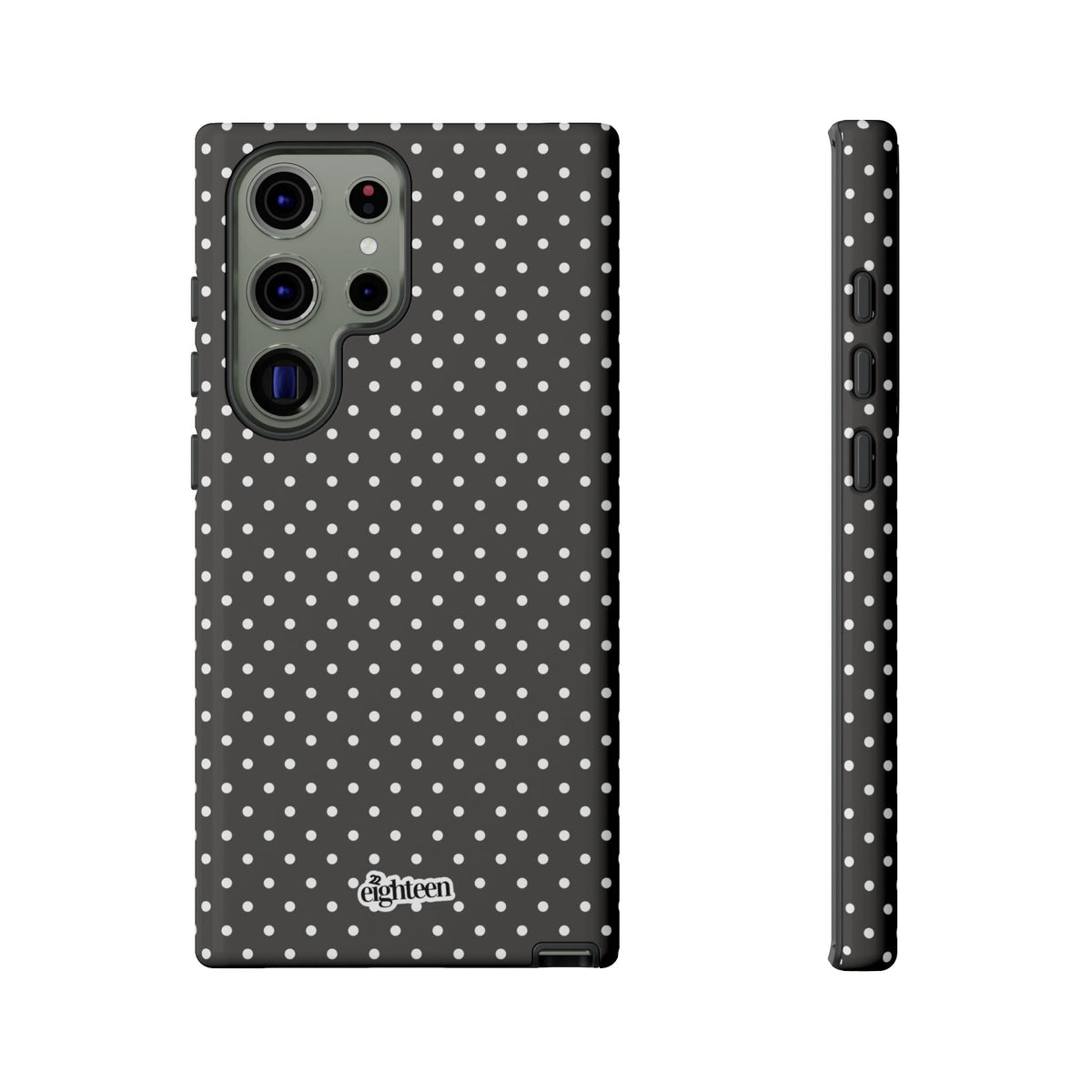 Charcoal Dotty Phone Case