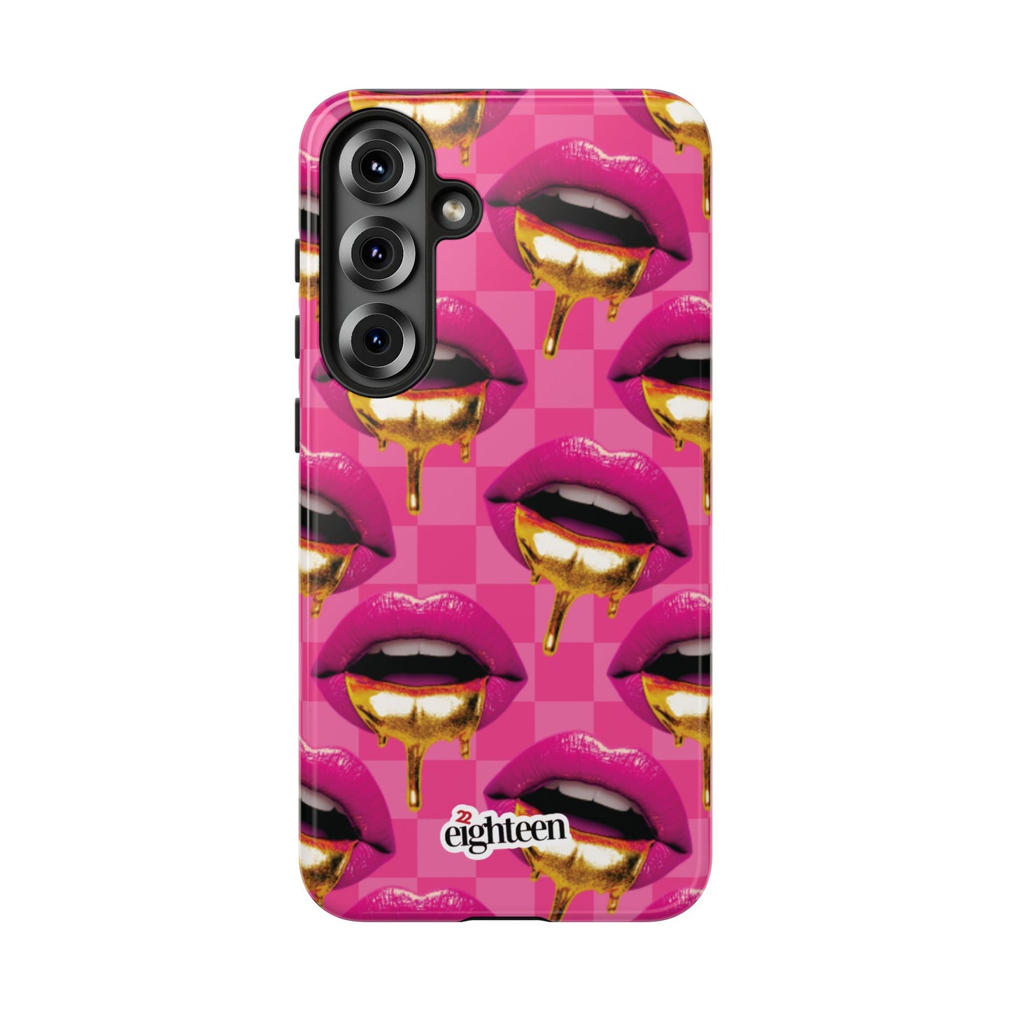 Pink Ms Pouty Tough Phone Case