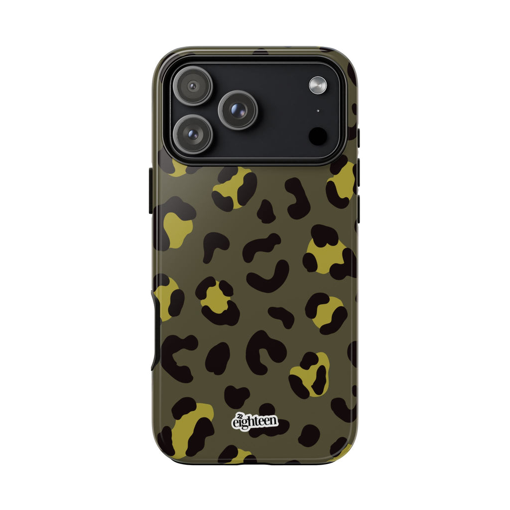 Wild Cat: Olive Twist Phone Case