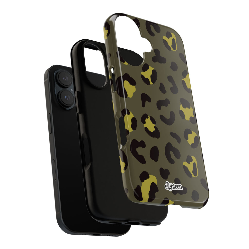 Wild Cat: Olive Twist Phone Case