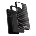 Black Dotty Tough Phone Case