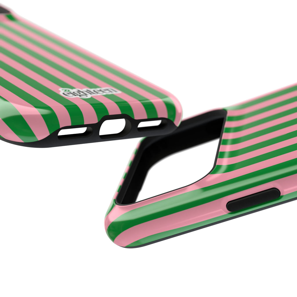 Pink Salmon & Apple Green Baseline MagSafe Phone Case