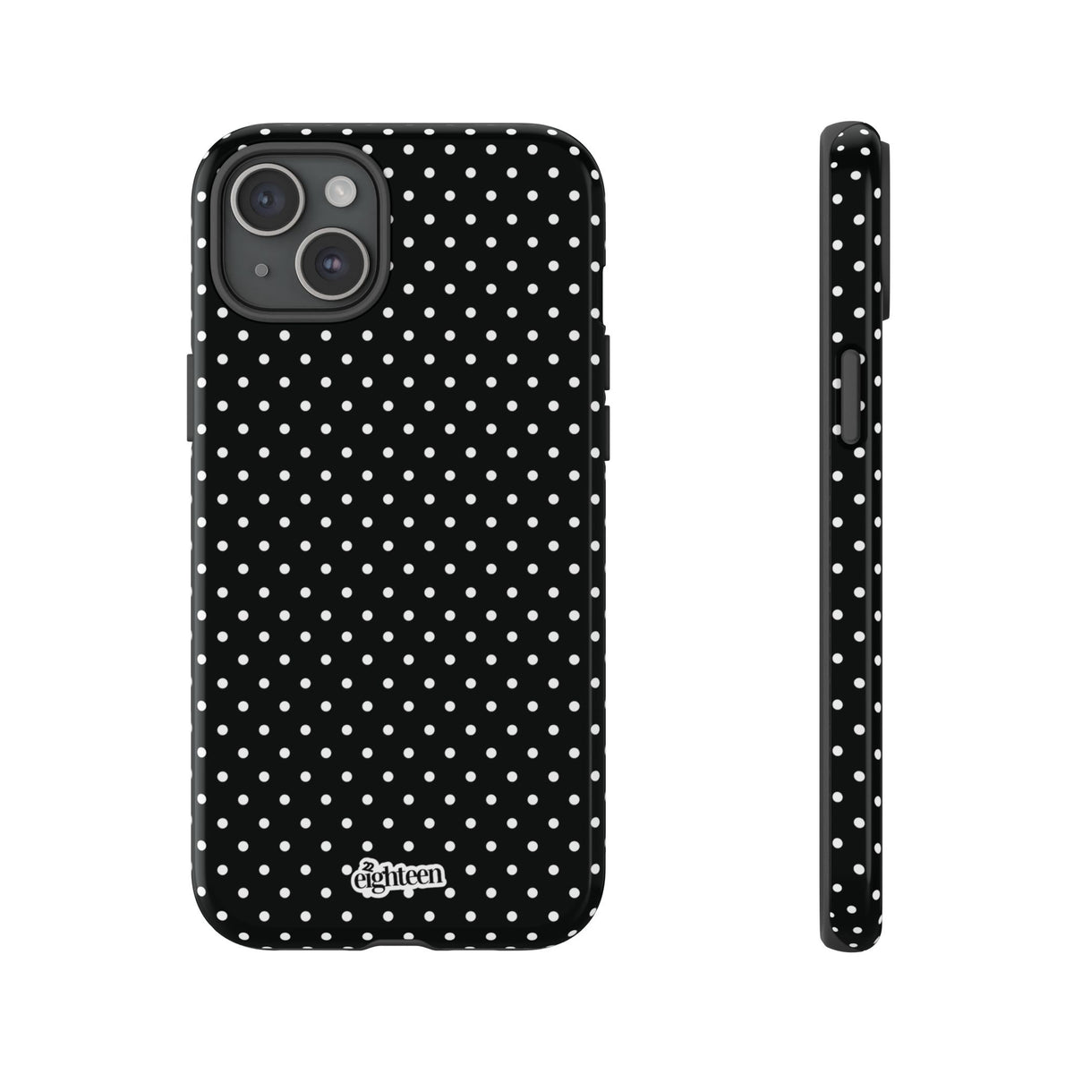 Black Dotty Phone Case
