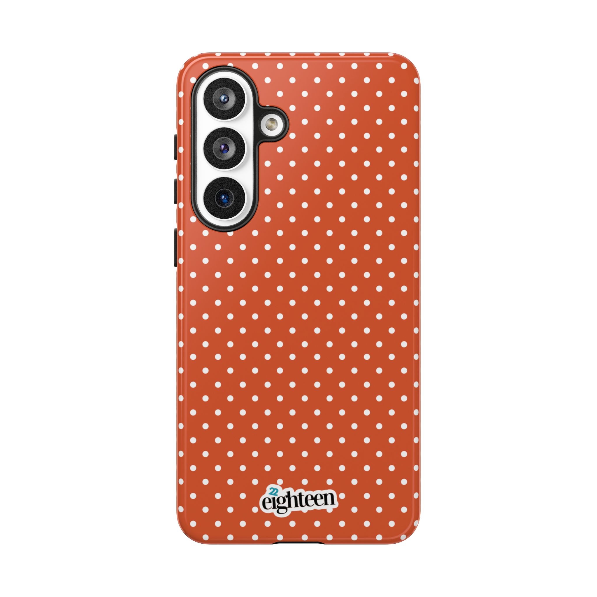 Harvest Orange Dotty Tough Phone Case