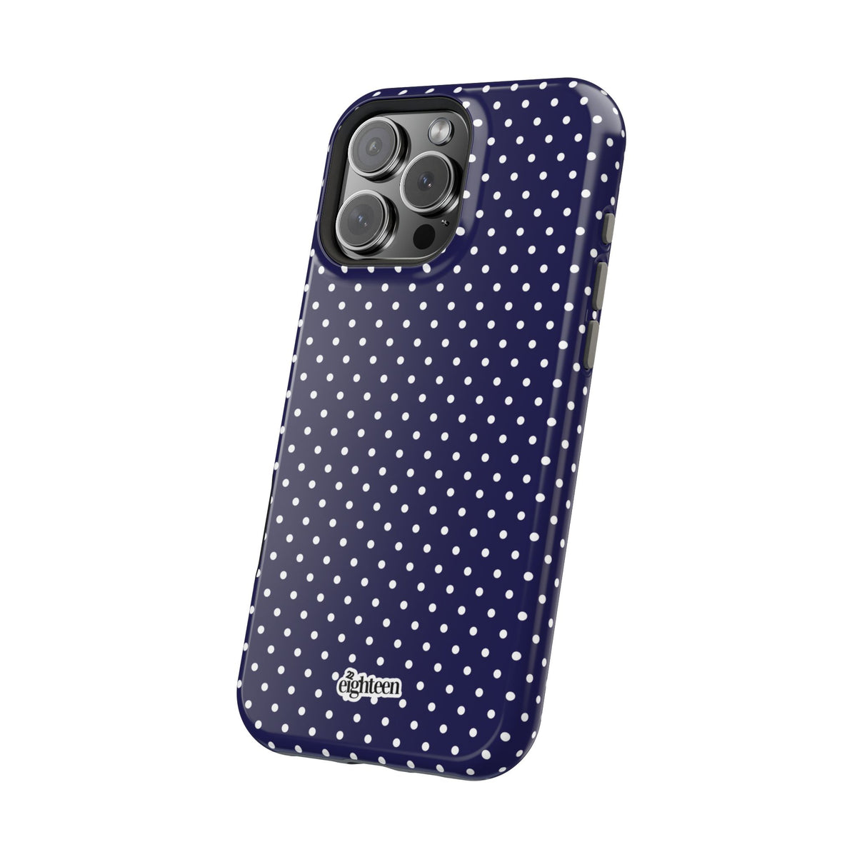 Deep Blue Dotty MagSafe Phone Case