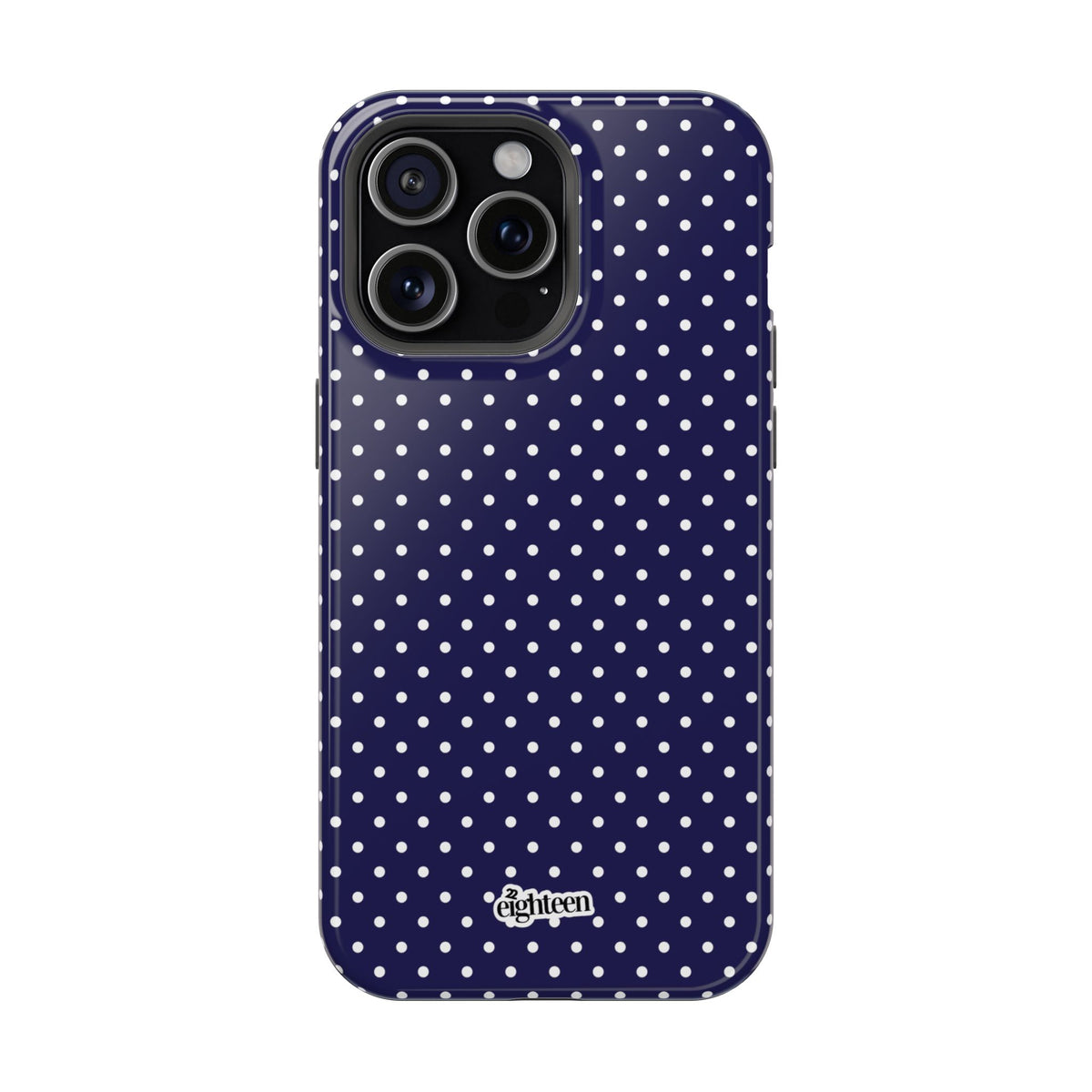 Deep Blue Dotty MagSafe Phone Case