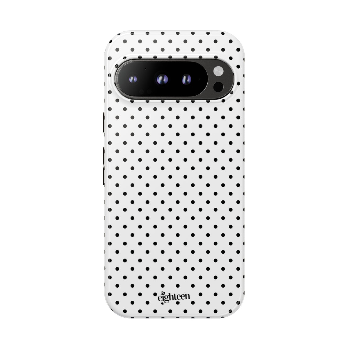 White Dotty Phone Case