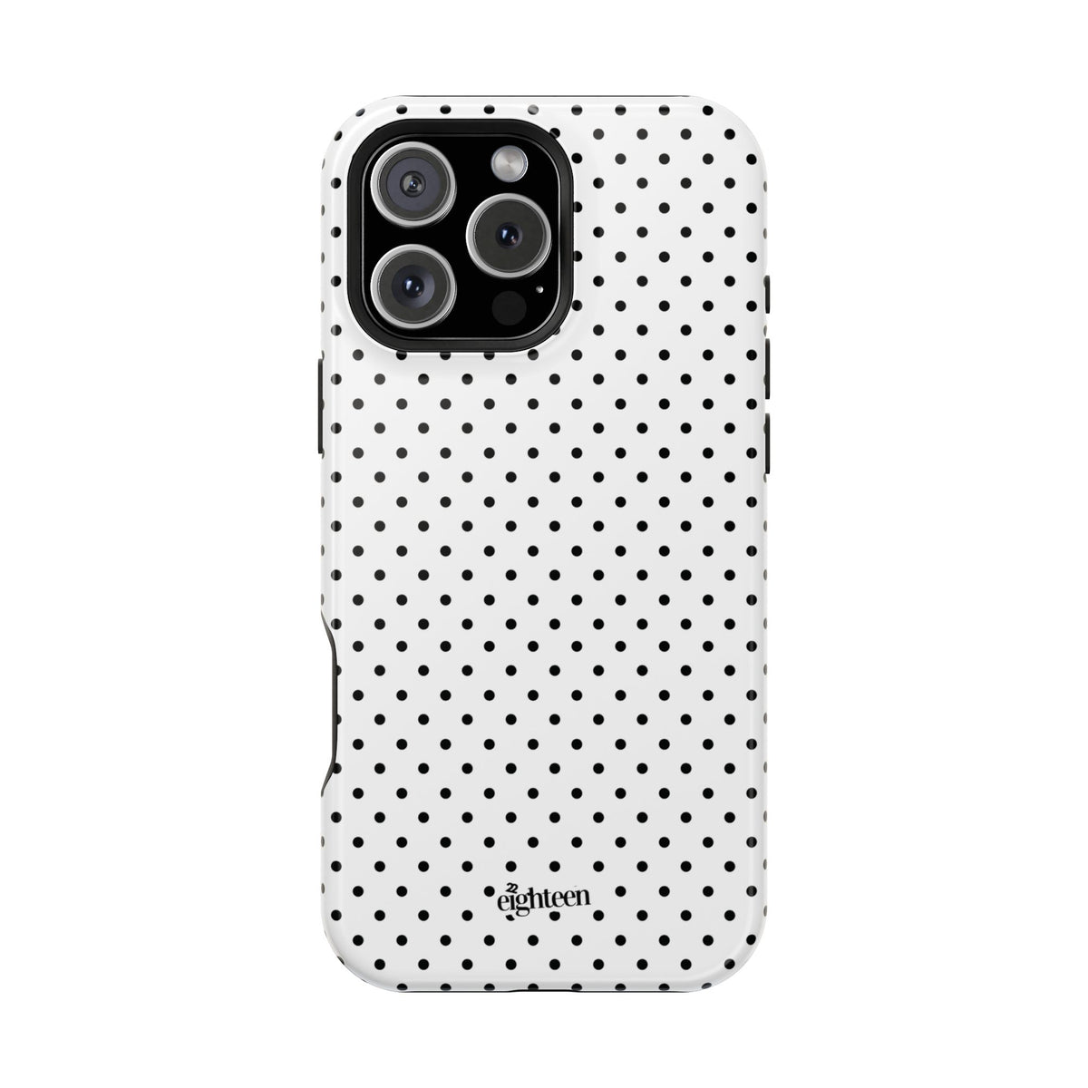 White Dotty MagSafe Phone Case