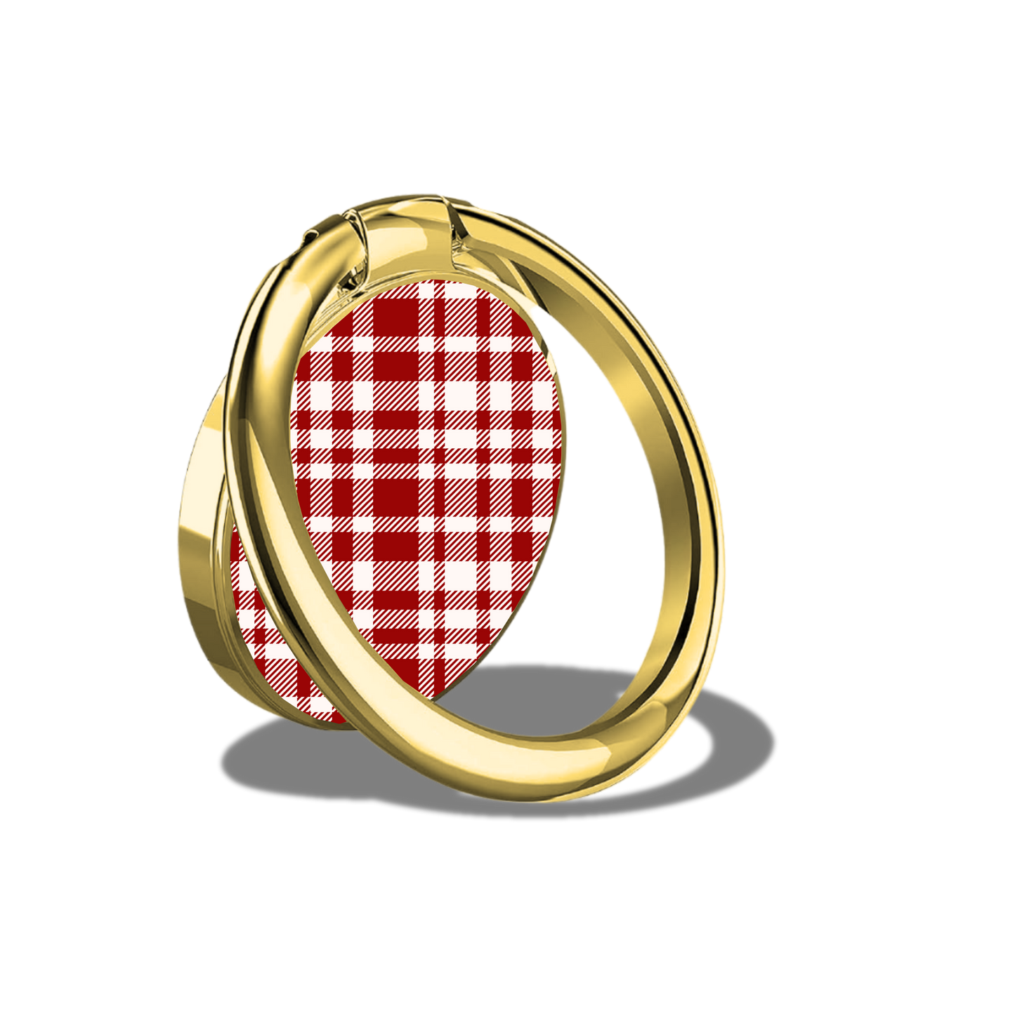 Black Sorority Plaid Phone Ring