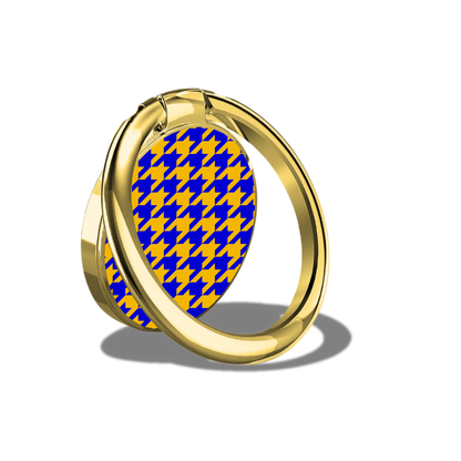 Black Sorority Houndstooth Phone Ring