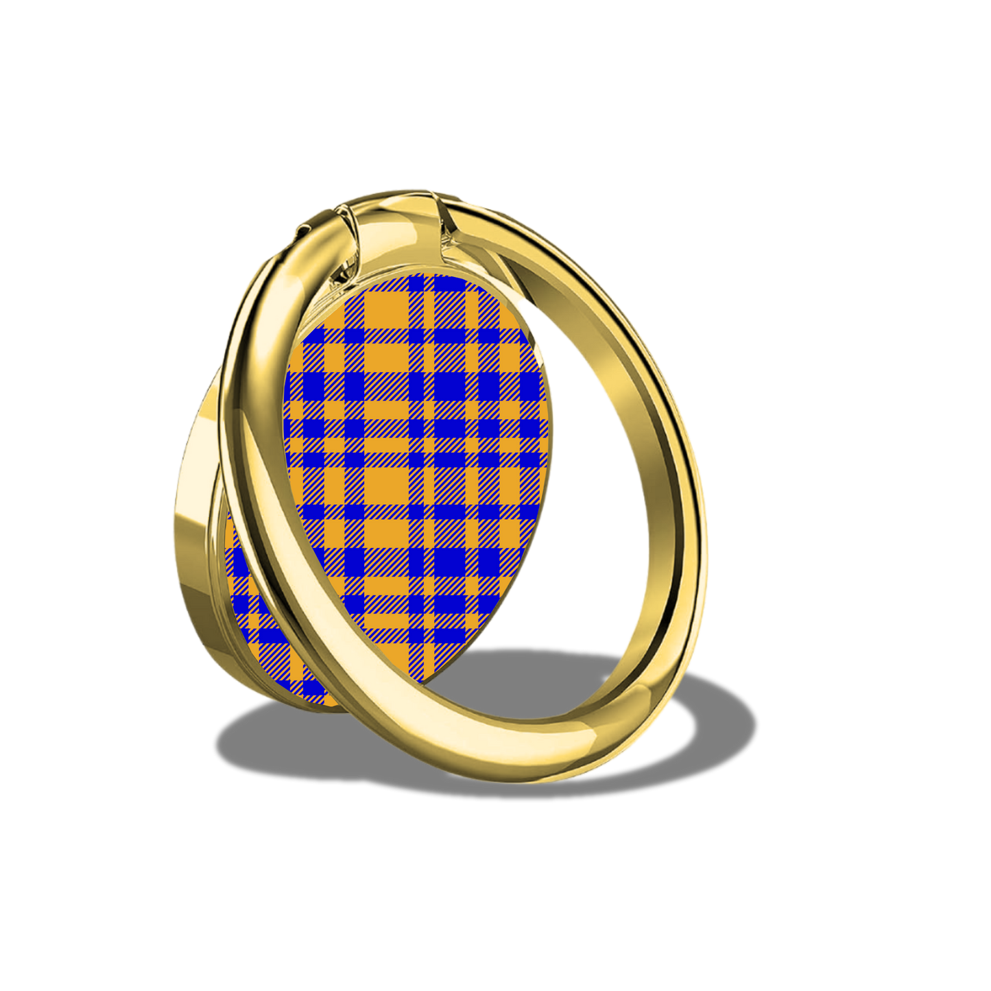 Black Sorority Plaid Phone Ring