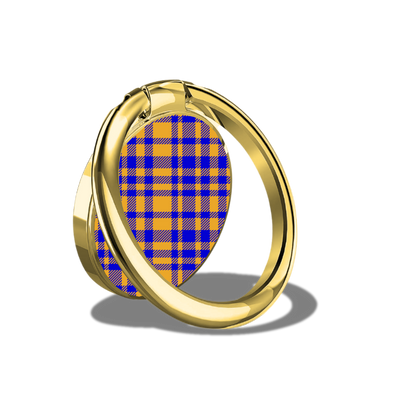 Black Sorority Plaid Phone Ring