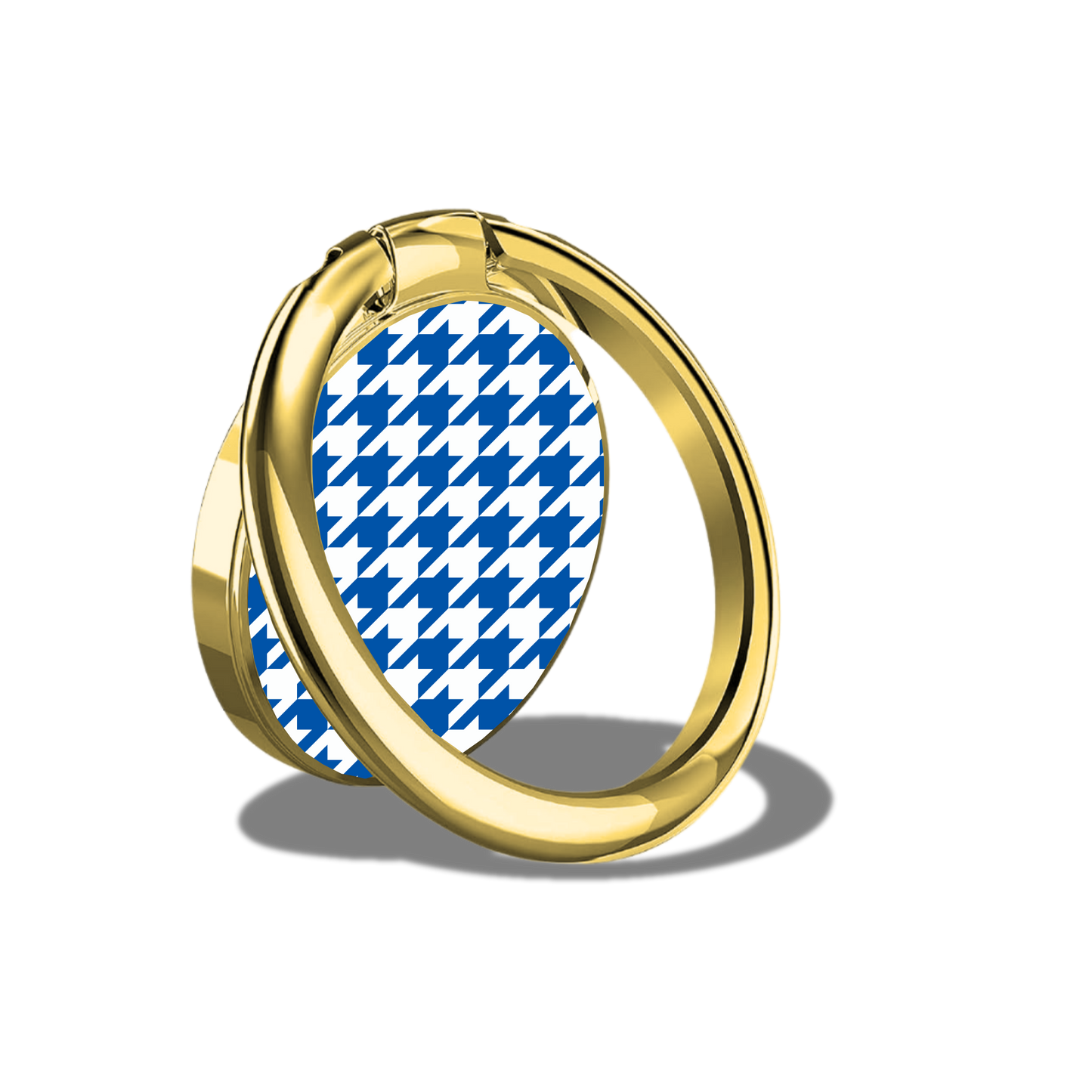 Black Sorority Houndstooth Phone Ring