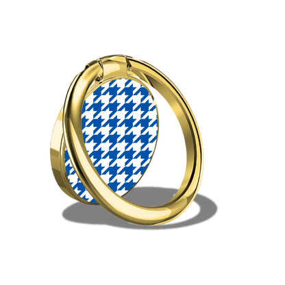 Black Sorority Houndstooth Phone Ring