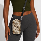 Cocoa Bloom Crossbody Phone Sleeve