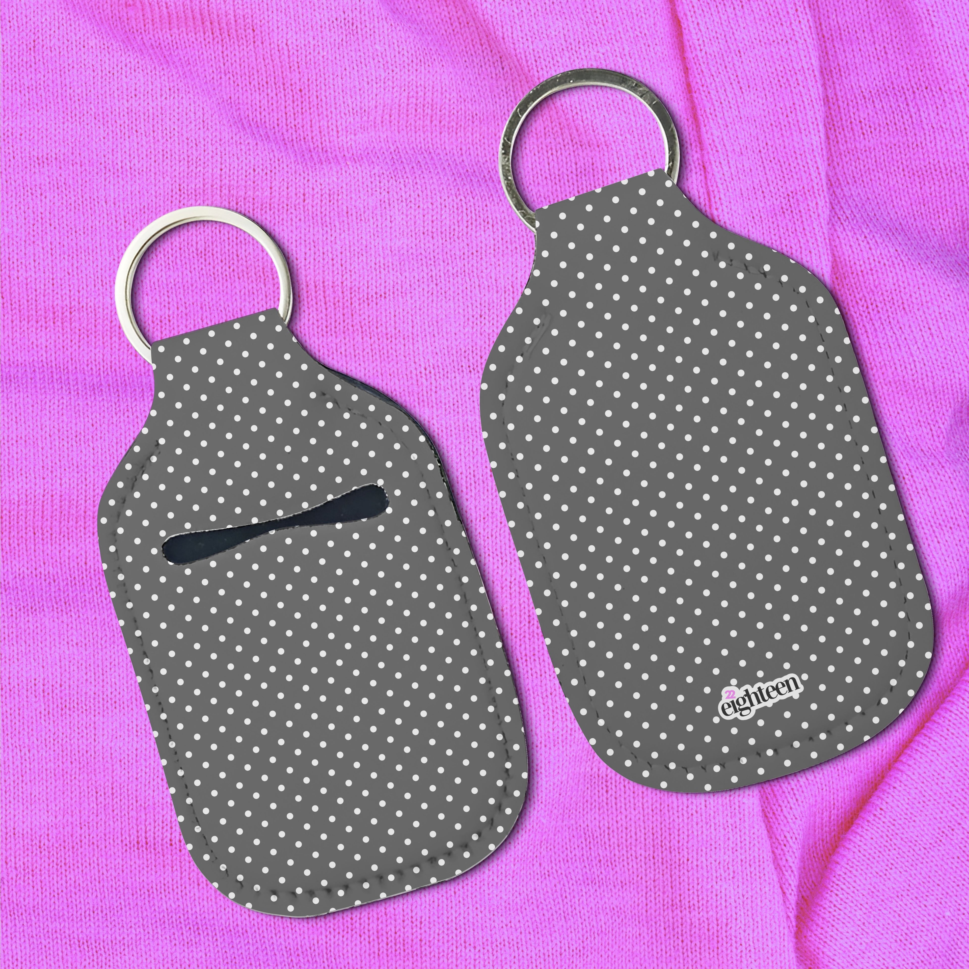 Dotty Hand Sanitizer Keychain
