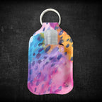Nebula Glow Sanitizer Keychain