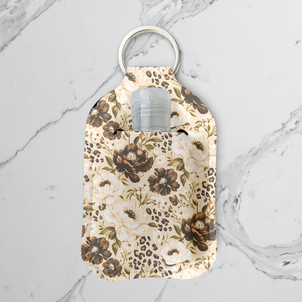 Cocoa Bloom Sanitizer Keychain