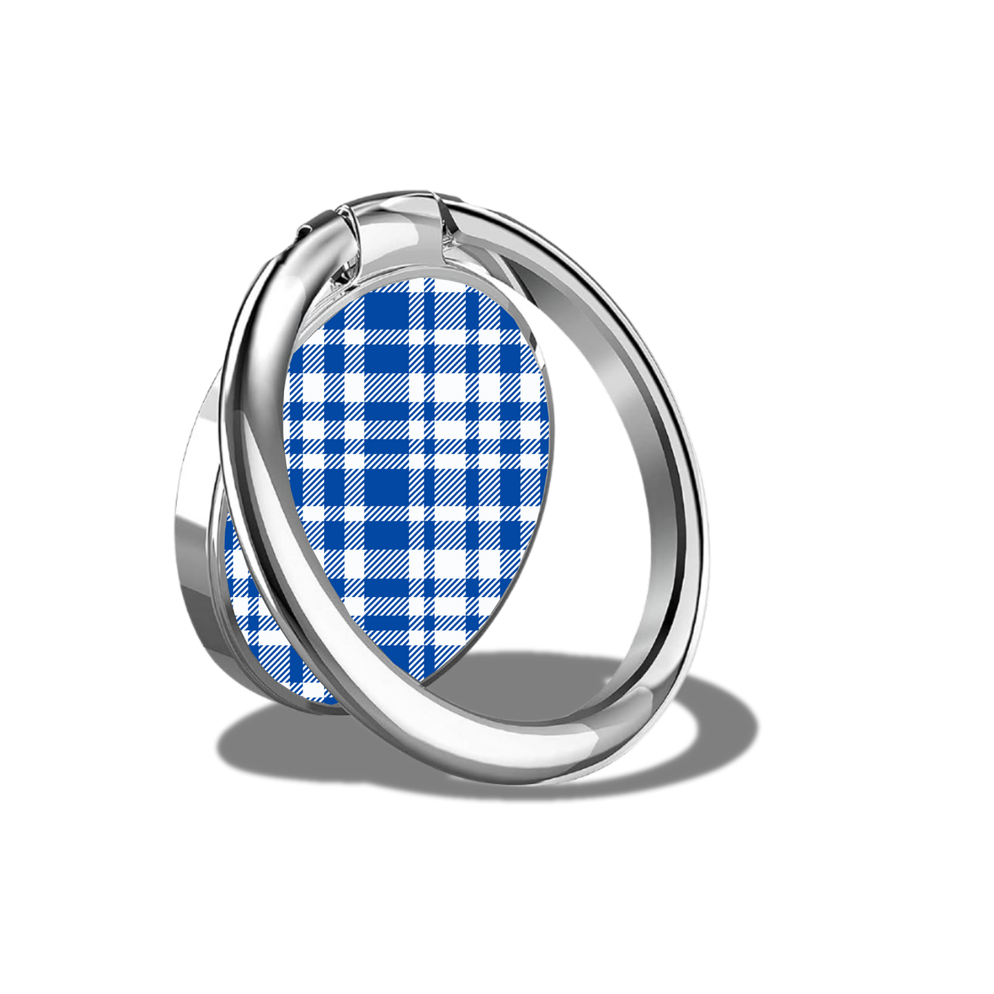 Black Sorority Plaid Phone Ring