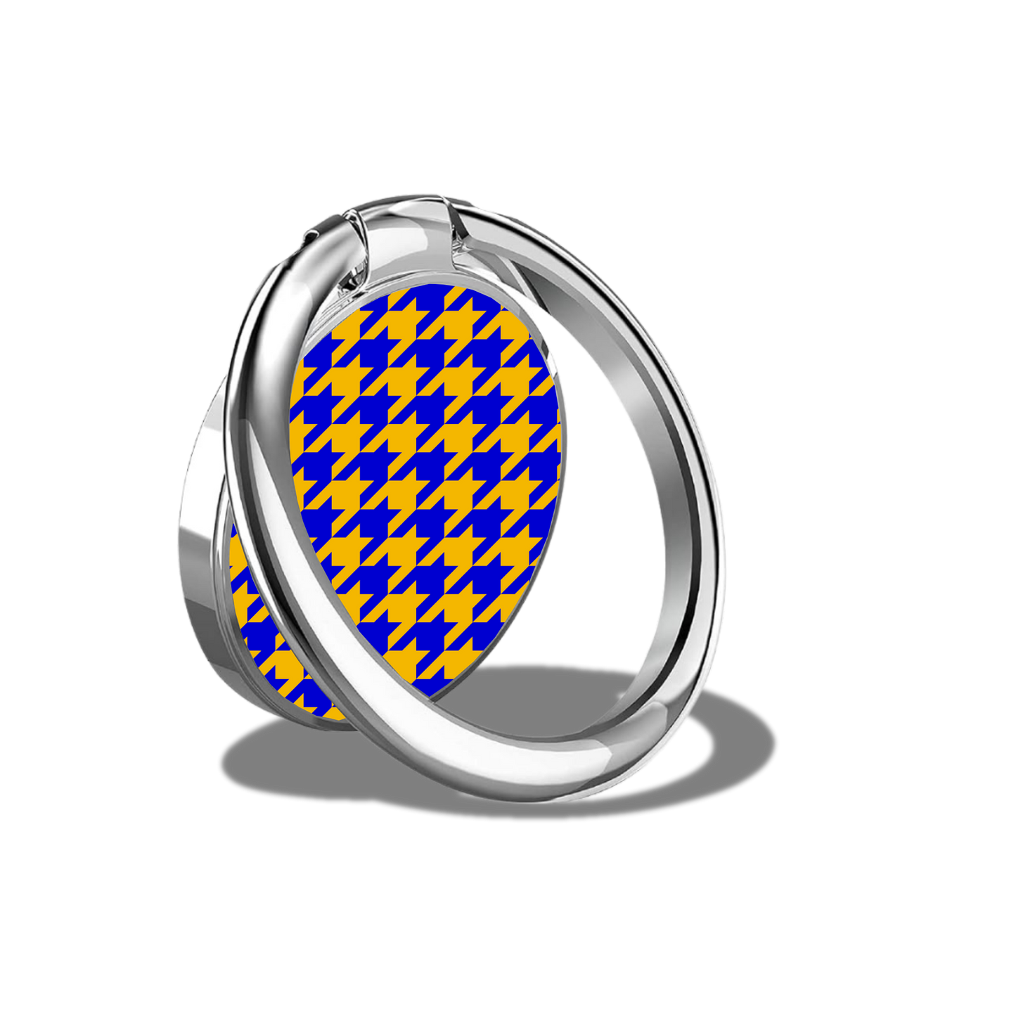 Black Sorority Houndstooth Phone Ring