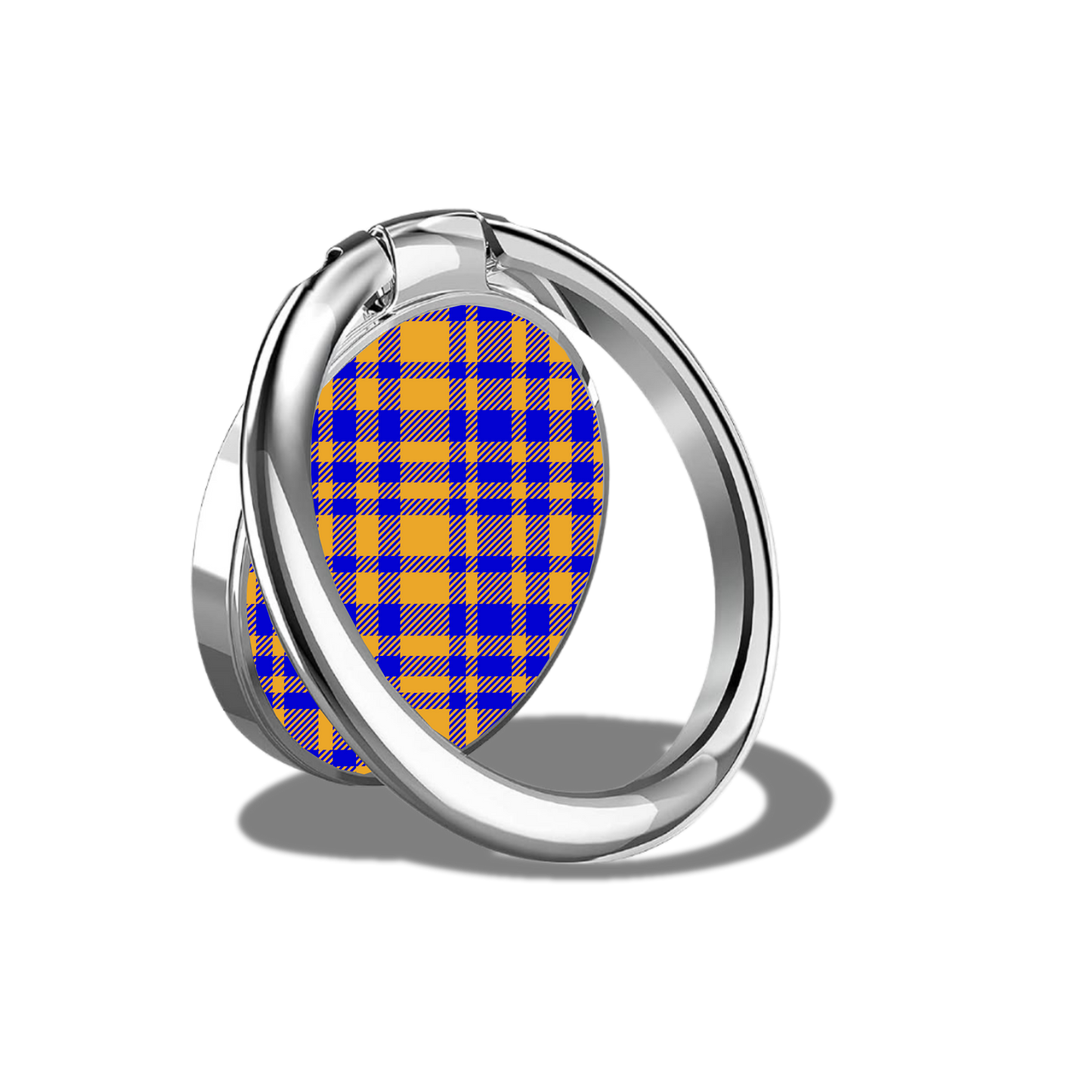 Black Sorority Plaid Phone Ring